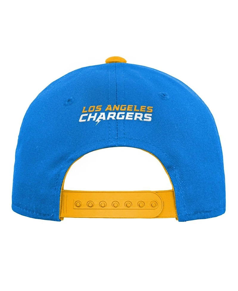 Outerstuff Big Boys and Girls Powder Blue Los Angeles Chargers Team Pre-Curved Adjustable Hat