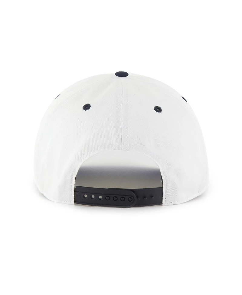 '47 Brand Men's White/Navy Tennessee Titans Roscoe Two-Toned Hitch Adjustable Hat