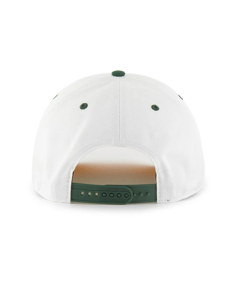 '47 Brand Men's White/Green Bay Packers Roscoe Two-Toned Hitch Adjustable Hat