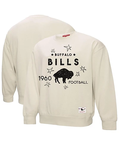 Fanatics Women's Cream Buffalo Bills Plus Shooting Star Pullover Sweatshirt