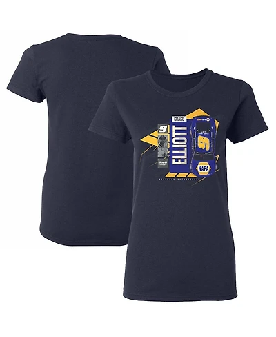 Hendrick Motorsports Team Collection Women's Navy Chase Elliott Napa Car T-Shirt