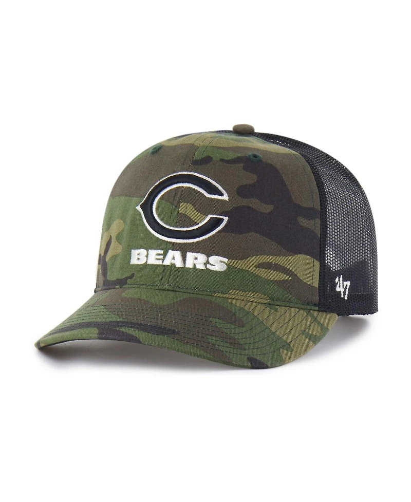 '47 Brand Men's Camo Chicago Bears Trucker Adjustable Hat