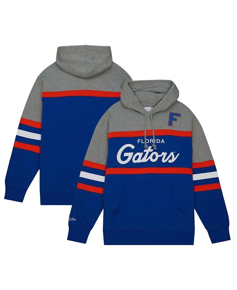 Mitchell Ness Men's Royal Florida Gators Head Coach Pullover Hoodie
