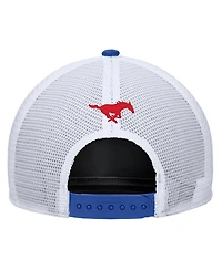 Nike Men's Royal Smu Mustangs 2025 On-Field Rise Trucker Performance Adjustable Hat