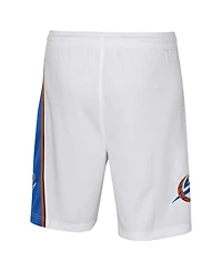 Nike Big Boys and Girls White Washington Wizards Hardwood Classics Swingman Shorts