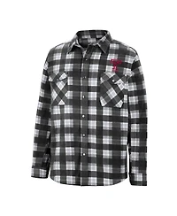 Colosseum Men's Black Temple Owls Ellis Full-Snap Jacket