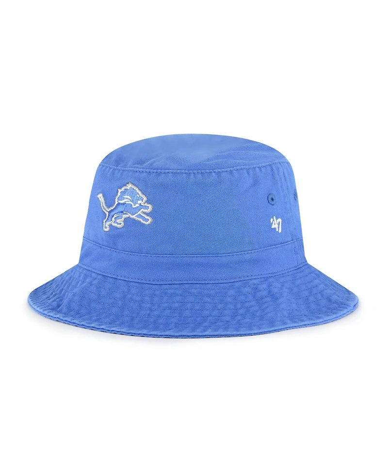 '47 Brand Men's Blue Detroit Lions Primary Bucket Hat