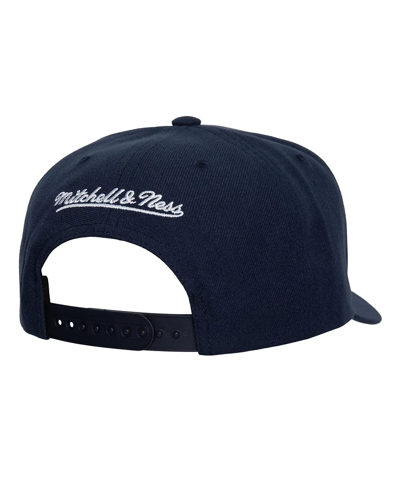 Mitchell & Ness Men's Navy Winnipeg Jets Core Team Ground Pro Adjustable Hat