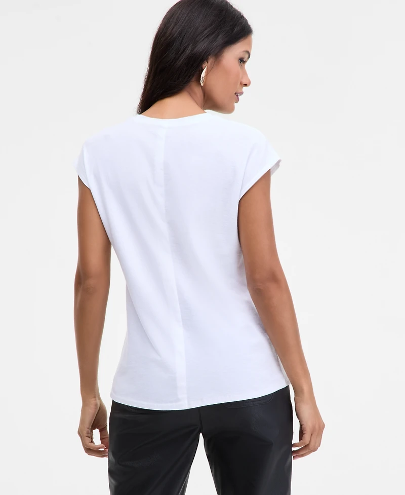I.n.c. International Concepts Women's 40th-Year Collaboration T-Shirt, Macy's Exclusive