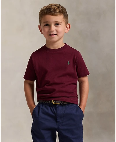 Polo Ralph Lauren Toddler and Little Boys Cotton Jersey Crewneck T-Shirt