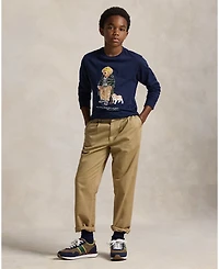 Polo Ralph Lauren Big Boys Bear Long Sleeve T-Shirt