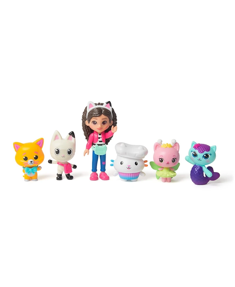 Gabby's Dollhouse: The Movie, Cat-Venture Crew Pack, 11-Piece Toy Figure Set