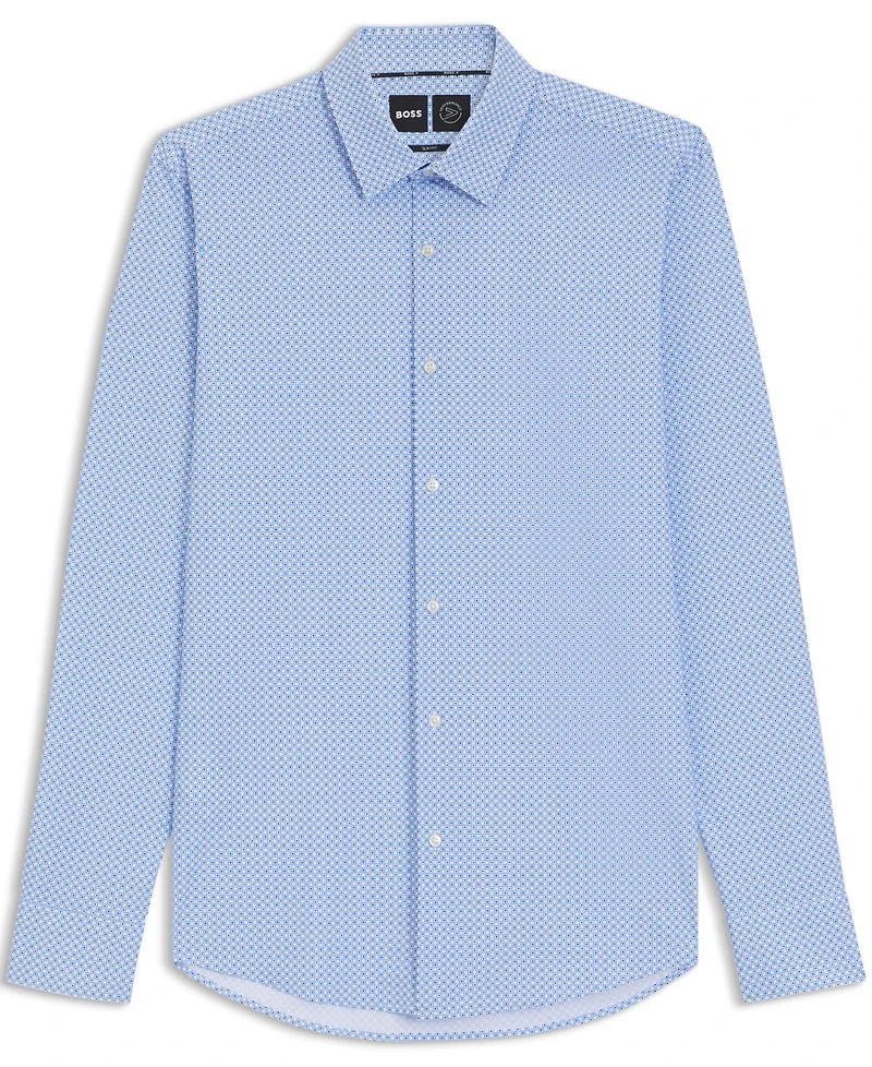 Boss by Hugo Men's Performance-Stretch Slim-Fit Dress Shirt