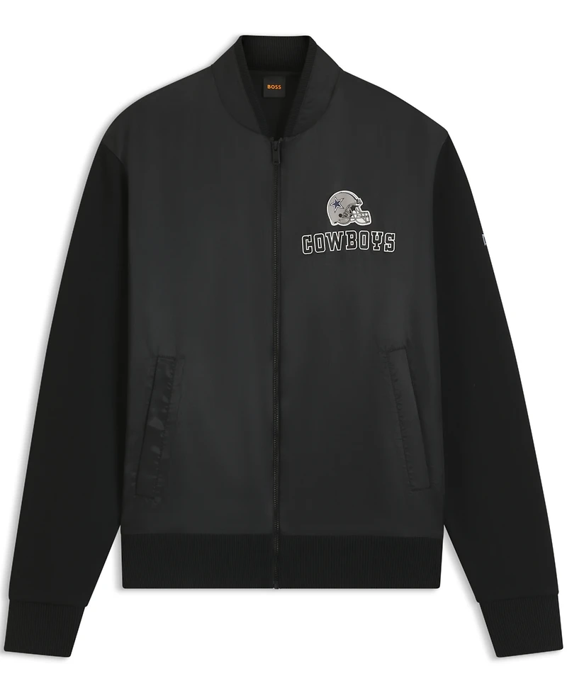 Boss x Dallas Cowboys Helmet Graphic Bomber Jacket