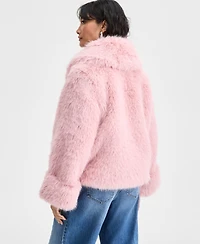 On 34th Women's Collared Faux-Fur Jacket, Macy's Exclusive