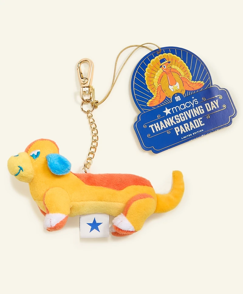Macy's Thanksgiving Day Parade Plush Puppy Bag Charm, Macy's Exclusive