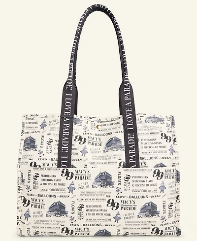 Macy's Thanksgiving Day Parade Large Wax Coated Tote Bag, Macy's Exclusive