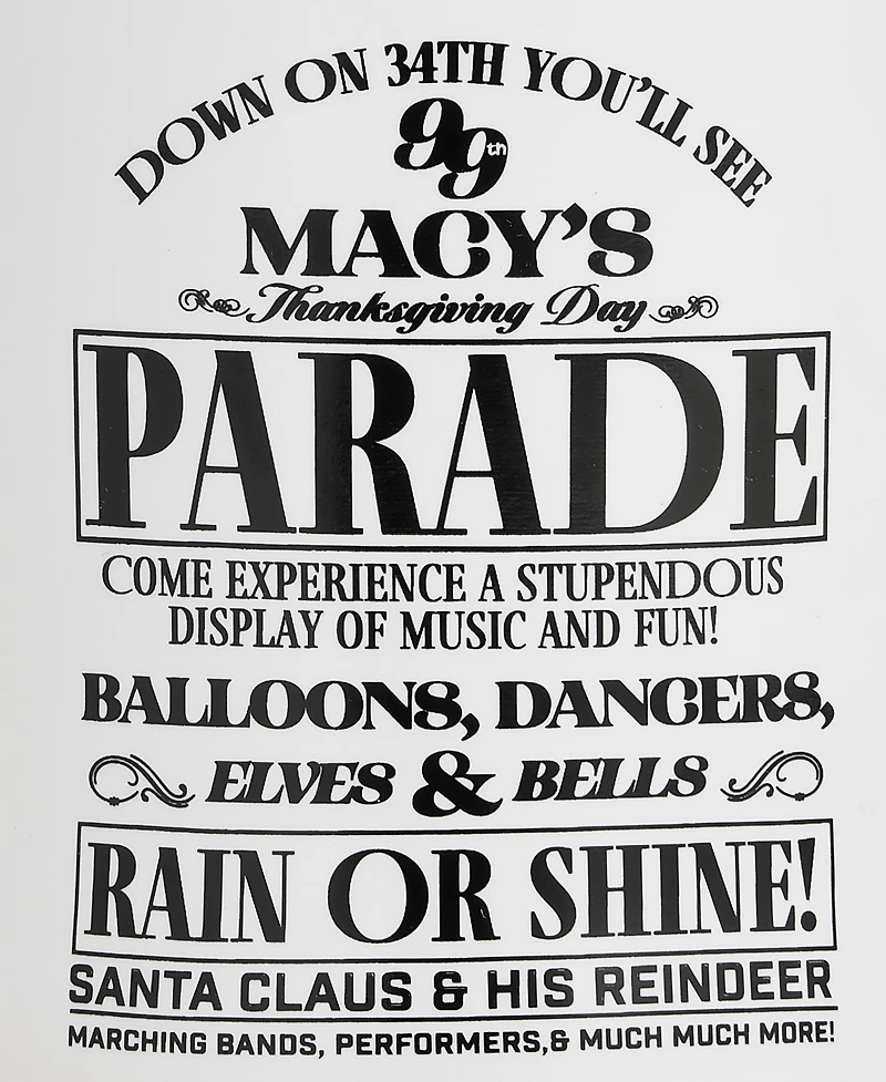 Macy's 99th Thanksgiving Day Parade Commemorative Newspaper Print Coffee Mug, Macy's Exclusive