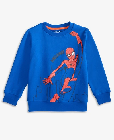 Epic Threads Boys Toddler 2T-4T Spider-Man Graphic Sweatshirt, Macy's Exclusive