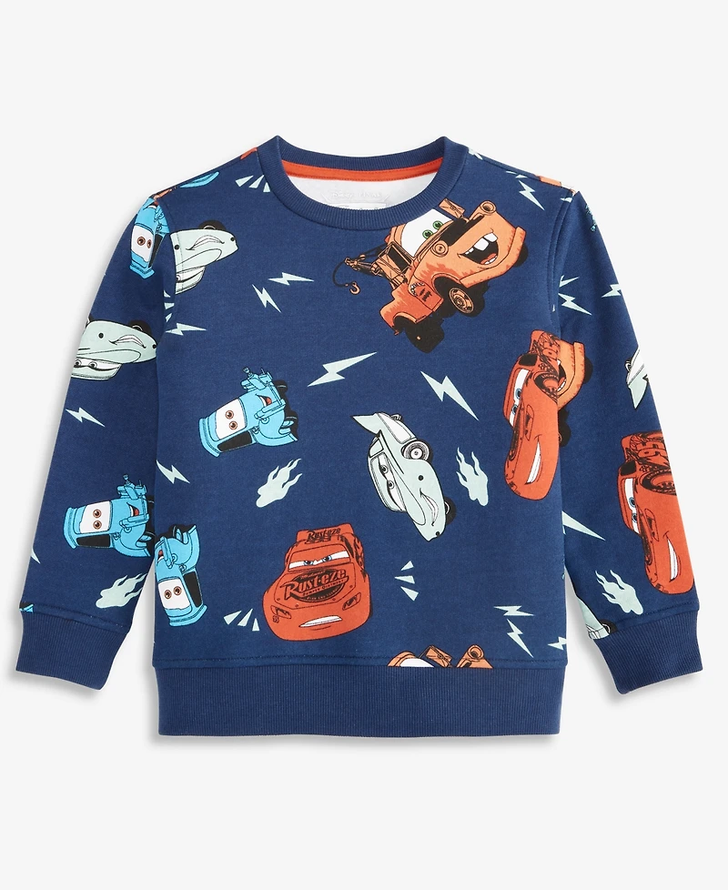 Epic Threads Toddler Boys 2T-4T Cars-Print Crewneck Knit Sweatshirt, Macy's Exclusive