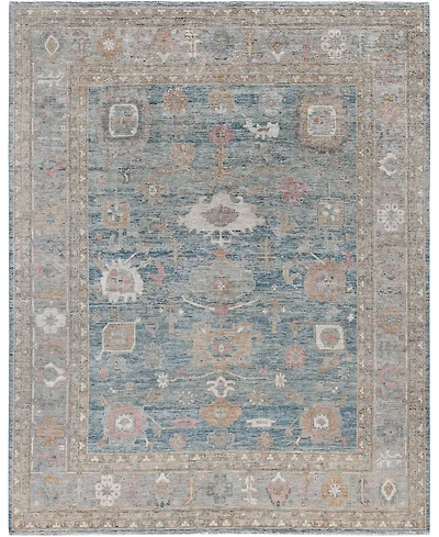 Adorn Hand Woven Rugs Colorful Oushak M0103-48 8'1"x10'1" Area Rug