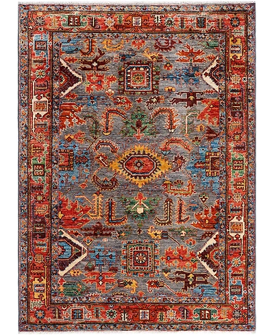 Adorn Hand Woven Rugs Serapi M0103- 4'2"x5'10" Area Rug