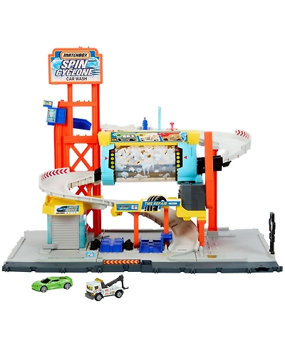Matchbox Spin Cyclone Car Wash Playset