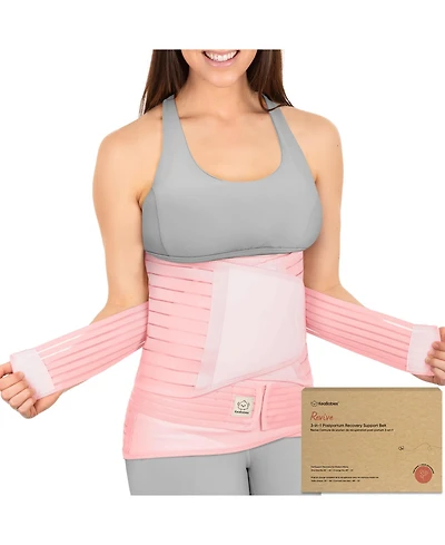 KeaBabies Maternity Revive 3 1 Postpartum Belly Band Wrap, Post Partum Recovery, Waist Binder Shapewear