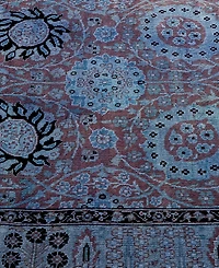 Adorn Hand Woven Rugs Fine Vibrance M1035 3'2"x8'7" Runner Area Rug