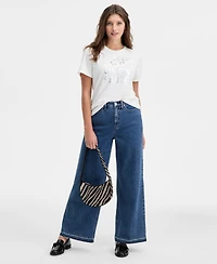 On 34th Women's Knit Short-Sleeve Cheers Graphic T-Shirt, Macy's Exclusive