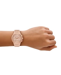 Michael Kors Women's Billie Chronograph Rose Gold-Tone Stainless Steel Watch, 40mm