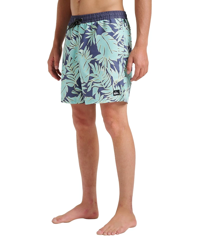 Quiksilver Men's Everyday Volley Trippin Palm Swim Shorts