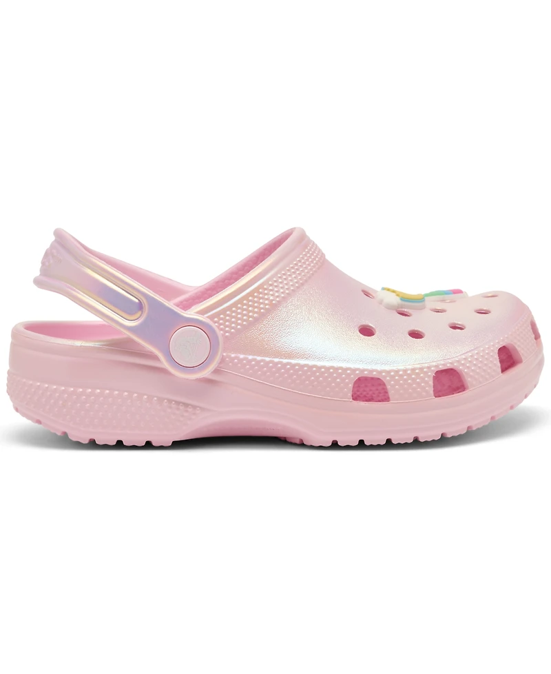 Crocs Little Girls Unicorn Classic Clogs from Finish Line