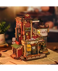 Robotime 3D Puzzles, Wooden Puzzle Magic Factory Model with Exquisite Accessories, Unique Puzzle for Kids Adults, Multicolored, 9.61"10.08"6.42"