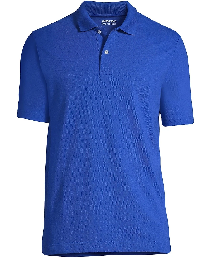 Lands' End Men's Short Sleeve Basic Mesh Polo Shirt
