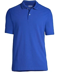 Lands' End Men's Short Sleeve Basic Mesh Polo Shirt