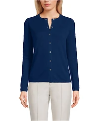 Lands' End Women's Tall Classic Cashmere Cardigan Sweater