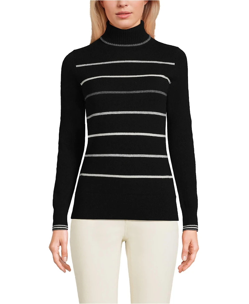 Lands' End Women's Turtleneck Sweater