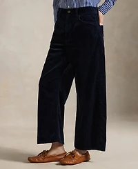 Polo Ralph Lauren Women's Corduroy Wide-Leg Cropped Pant