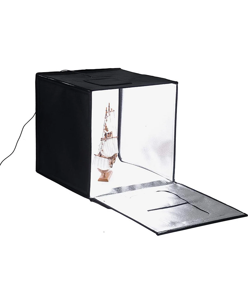 Fotodiox Pro 16x16" Led Studio-in-a-Box for Table Top Photography, Includes Folding Light Tent, Integrated Led Lights and 3 Backdrops