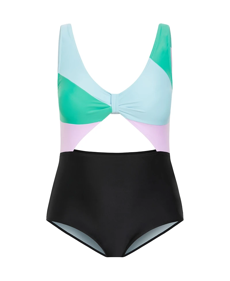 City Chic Plus Lulu Splice 1 Piece