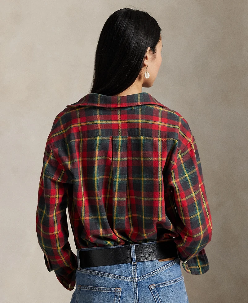 Polo Ralph Lauren Women's Long Sleeve Plaid Shirt