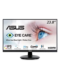 Asus VA24DQ 23.8" 16:9 Full Hd Ips Eye Care Monitor with Adaptive-Sync/FreeSync, Built-In Speakers