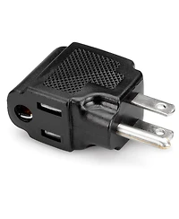 Hosa Technology 2x Nema 5-15R to Nema 5-15P Right-Angle Power Adapter