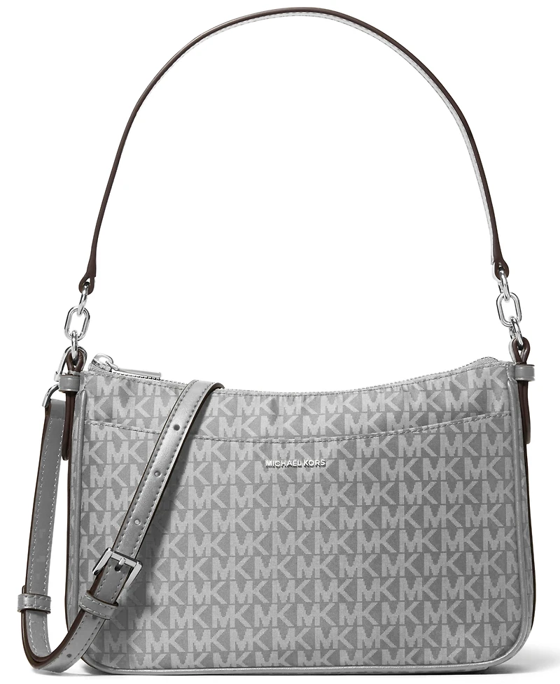 Michael Kors Jet Set Small Nylon Top Zip Pochette Crossbody Bag