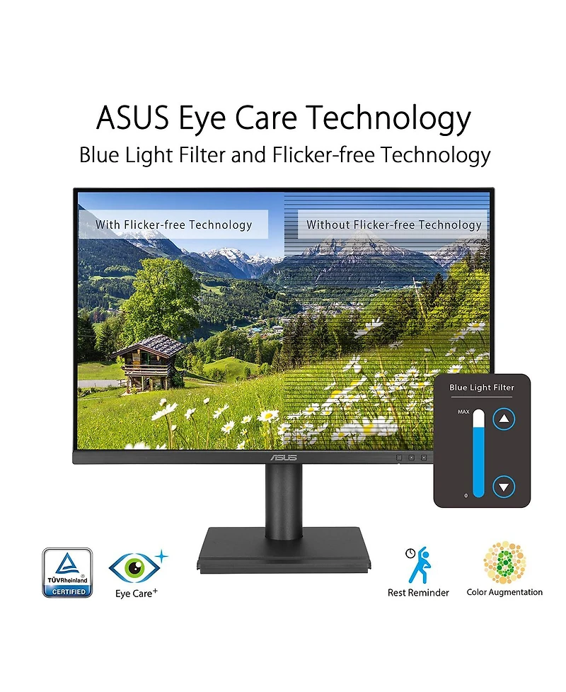 Asus BE248CFN 24.1" 16:10 Wuxga 100Hz Usb-c Docking Ips Led Monitor, Black
