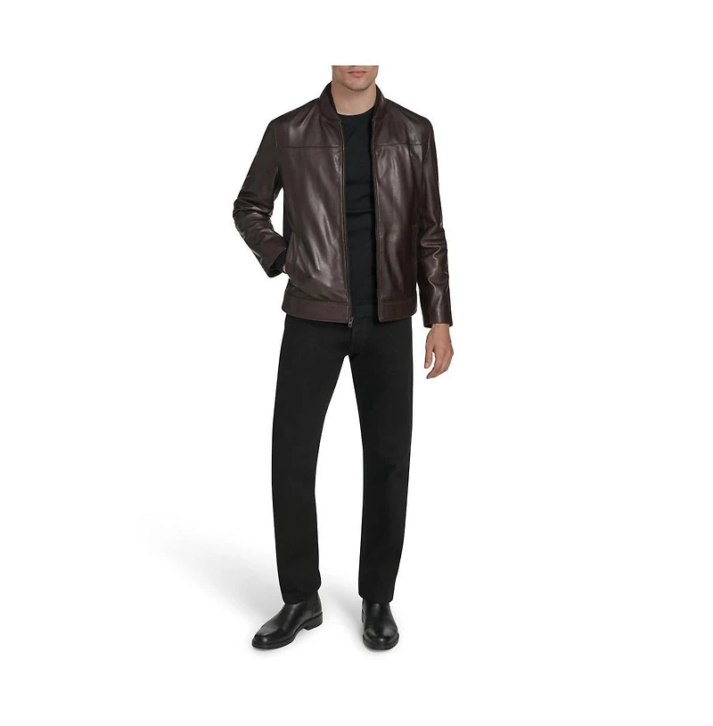 Andrew Marc Black Label Men's Weston Leather Jacket