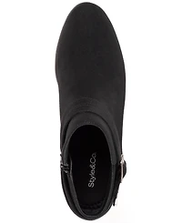 Style & Co Women's Willaa Belt Block Heel Booties, Macy's Exclusive