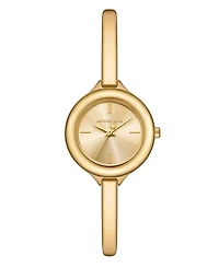 Michael Kors Women's Izzy Three-Hand Gold-Tone Stainless Steel Watch, 28mm