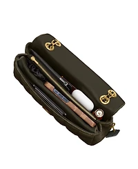 Coach Quilted Tabby Medium Suede Shoulder Bag 26